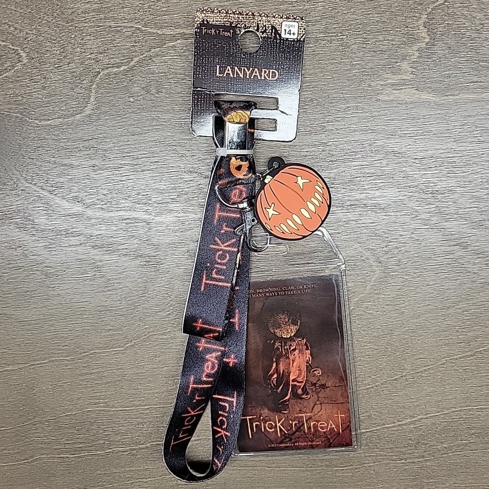 Trick r Treat Sam Lanyard Horror Movie Jack o Lantern Charm Halloween Samhain